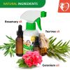 Natural Flea and Tick Home Spray for Dogs Cats Ferret Mosquito Bug Repellent Carpet Flea Killer Pet Pest Control House Flea Treatment Indoor Organic P