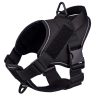 Dog Harness; large dog training tactical chest strap; K9 pet chest strap; vest type reflective dog rope; explosion-proof impulse traction