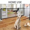 Pet Dog Fence, Foldable Isolation Net, Dog Safety Protection Fence, No Drilling Required Household Pet Isolation Fence